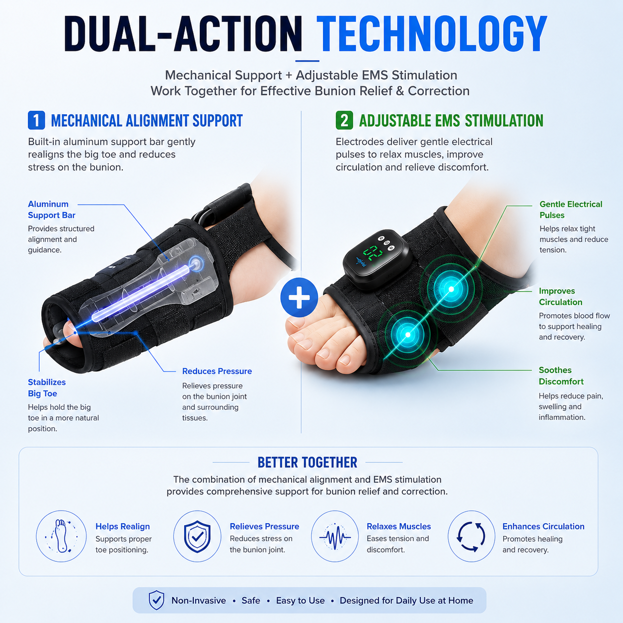 Aurora Tech™ EMS Bunion Corrector