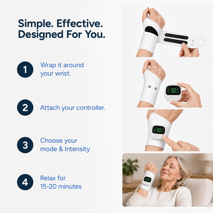 Aurora Tech™ Smart EMS Wrist Therapy Massager